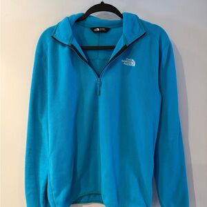 The North Face Men's Zip-Up Turquoise Fleece